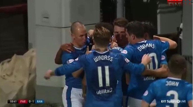 Alfredo Morelos Goal HD - Partick	0-1	Rangers 15.09.2017