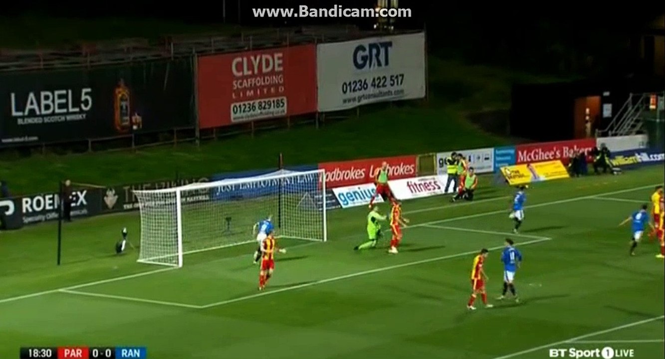 A.Morelos Goal Partick 0 - 1 Rangers HD 15.09.2017
