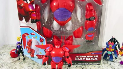 DISNEY BIG HERO 6 ARMOR-UP BAYMAX CRIME FIGHTING ROBOT HIRO HAMADA