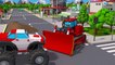 Real Diggers Bulldozer & Yellow Excavator - Construction 3D Cartoon for Kids - Cars & Trucks Stories