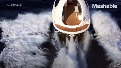 This pod-like mini yacht is just as luxurious as a superyacht — but cheaper