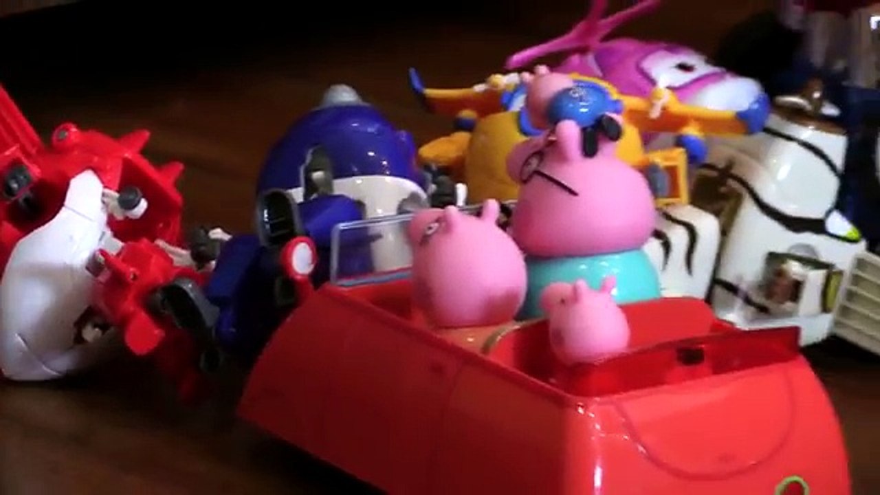 Peppa Pig Carro de Controle Remoto Super Wings Hulk Brinquedos - Peppa Pig Remote Control Car Toys