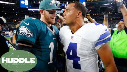 Dak Prescott vs Carson Wentz: Better Sophomore Season?  The Huddle