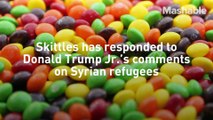 Taste the outrage: Skittles responds to Donald Trump Jr.'s tweet about Syrian refugees.