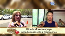 Gineth Moreno apoya incondicionalmente a Gisella Arias