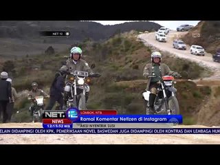 Warga Menonton Aksi Susi Jajal Motor Trail - NET 12