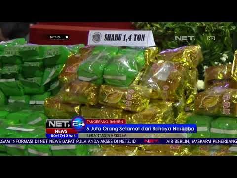 1,4 Ton Sabu Dan Satu Juta Butir Ekstasi Dimusnahkan - NET 24