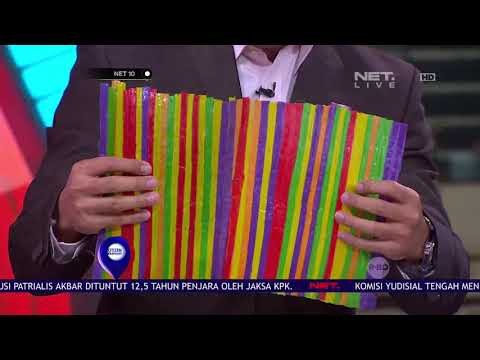 Kerajinan Tangan Dompet Warna - warni dari Sedotan