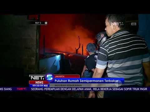 Puluhan Rumah Semipermanen Terbakar - NET5