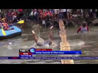 Balap Sepeda di Titian Kayu di Garut - Net 12