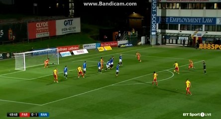B.Spittal Goal Partick 1 - 1 Rangers 15.09.2017 HD