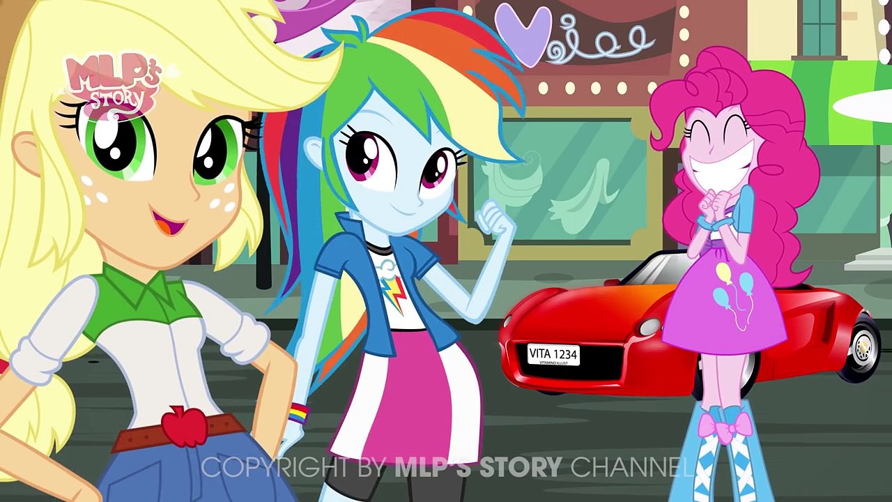 My Little Pony MLP Equestria Girls Transforms with - Animation Scary Funny Love Story Real Life