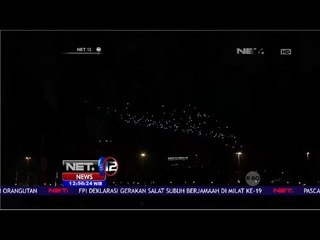 Super Kece! 300 Drone Menari Di Udara, Pertama Kali Di Indonesia   NET 12