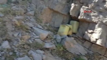 Hakkari'de Terör Örgütü PKK'ya Ait Mühimmat Ele Geçirildi