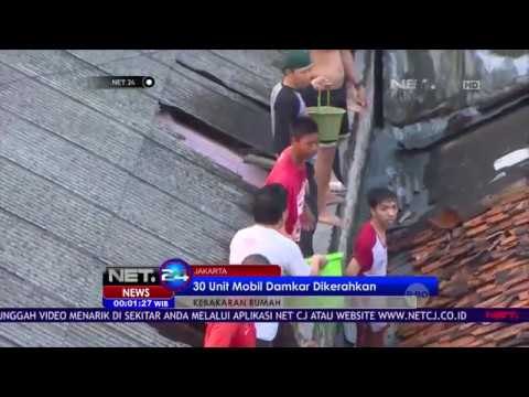 Kebakaran di Pemukiman Padat di Kebon Pala Jakarta Timur - Net 24