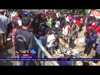 1 Keluarga Tewas Saat Nekat Sebrangi Palang Rel Kereta Api yang Hendak Tertutup - Net 24
