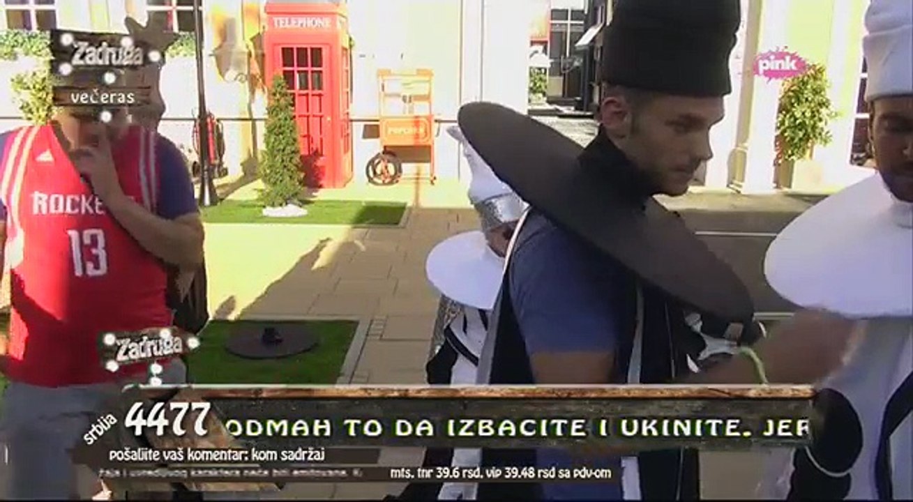 Zadruga - Zadrugari u ulozi sahovskih figura- 15.09.2017