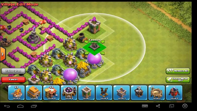 Clash of Clans - th6 Maze base / Troll base / With air sweeper / With replay and air sweeper