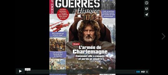 L'armée de Charlemagne dans le n°29 de Guerres et histoire