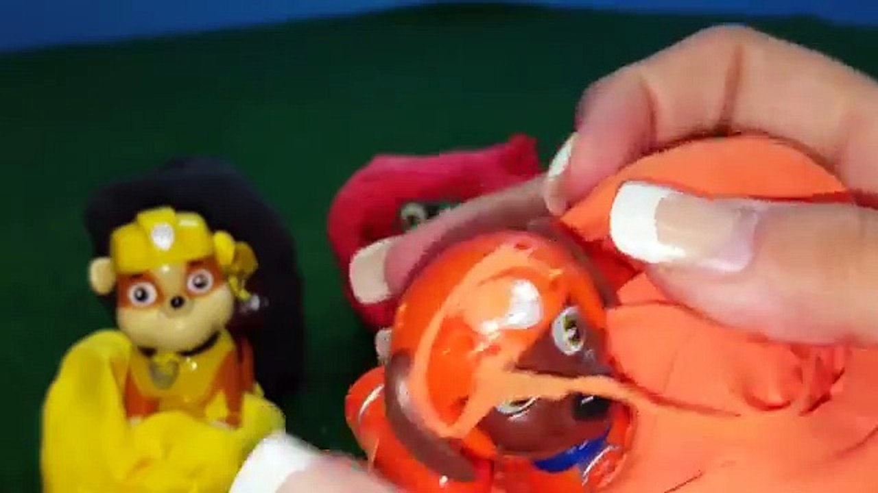 Huevo Sorpresa Gigante de Paw Patrol en Español Plastilina Play Doh Patrulla Canina de Cac