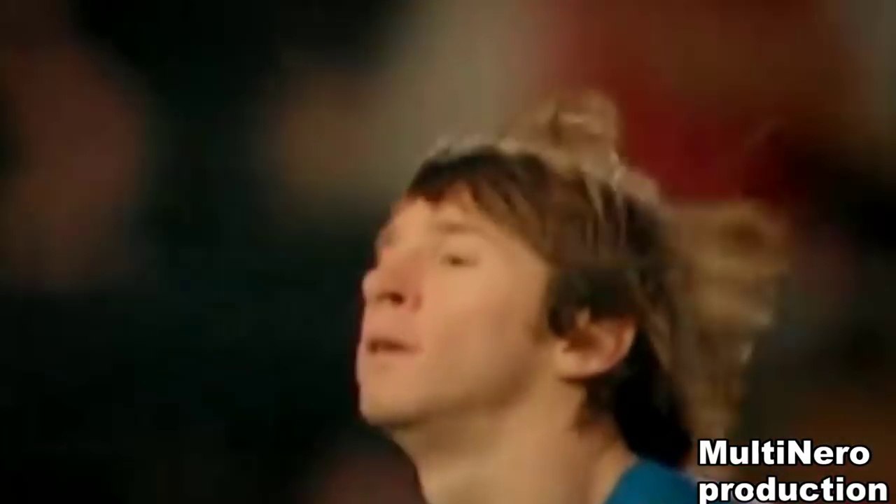 Lionel Messi's first goal for Barcelona!