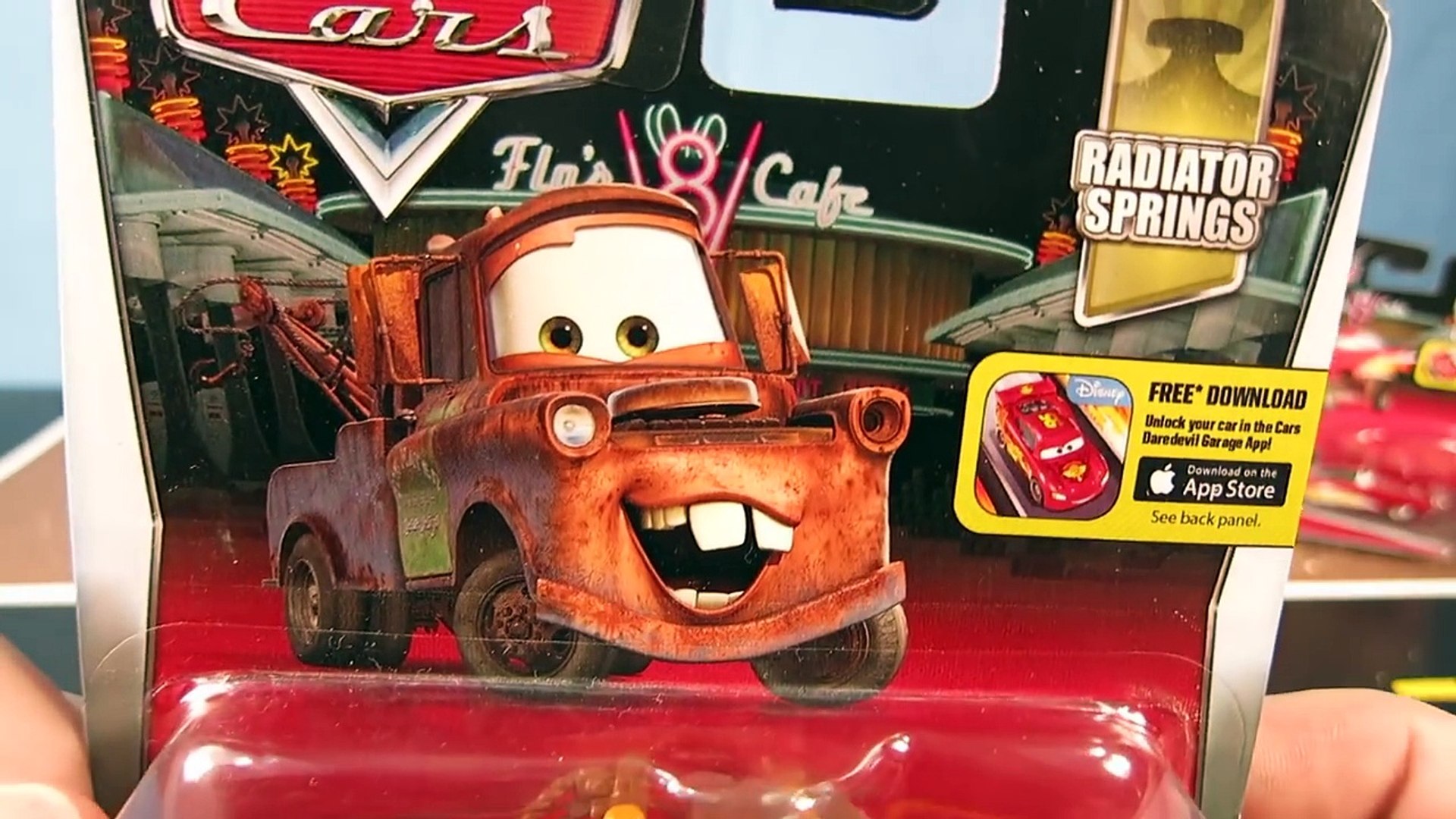 DISNEY PIXAR CARS 2016 RADIATOR SPRINGS LIZZIE STANLEY MATER HUDSON HORNET  LIGHTNING RAMONE - video Dailymotion