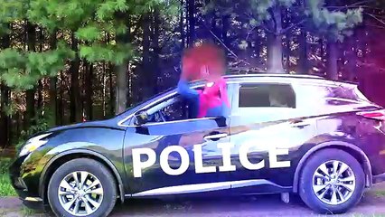 Spiderman & Frozen Elsa HALLOWEEN PRANK!! w/ Maleficent Joker Princess Rapunzel! Superhero