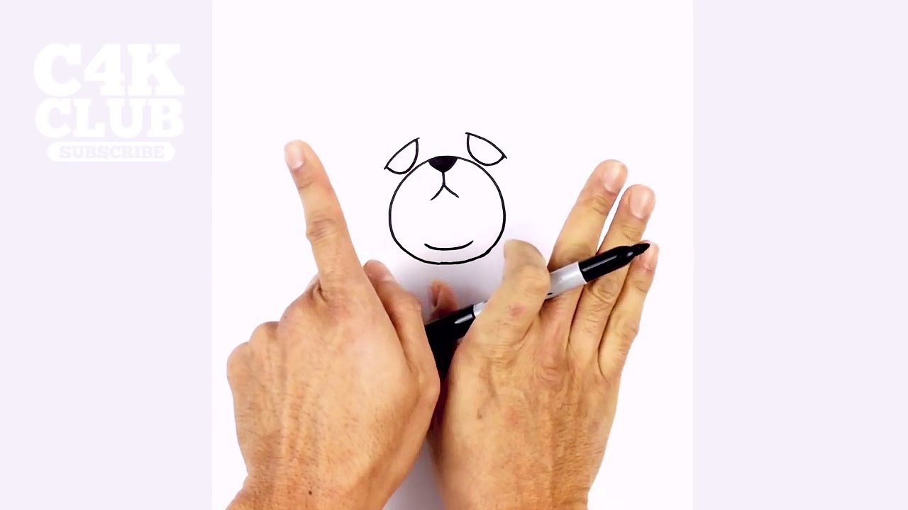 How to Draw Cartoon Pug | Drawing Lesson