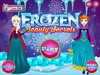 Disney Princess Frozen Beauty Secrets Dress Up Game Walkthrough Full Episode