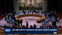 i24NEWS DESK | UN security council blasts North Korea | Friday, September 15th 2017