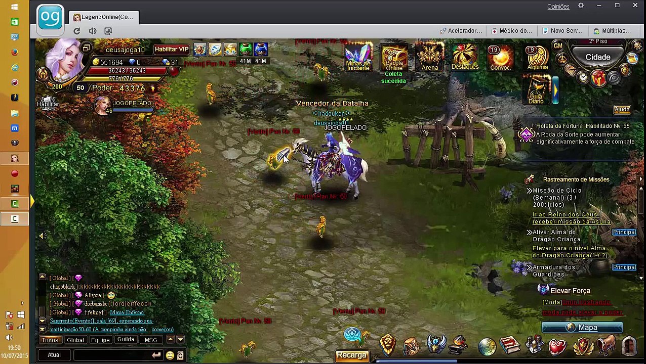 NANO BOT, AUTO COLETA DE PET LEGEND ONLINE 2016