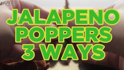 Jalapeno Poppers 3 Ways