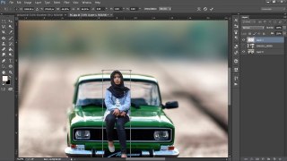 Cara Edit foto Miniatur Style Effect dengan Photoshop - Photoshop Tutorial Indonesia