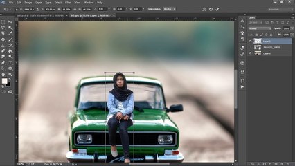 Cara Edit foto Miniatur Style Effect dengan Photoshop - Photoshop Tutorial Indonesia