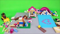 LEGO Friends   Lego City = Heartlake City Pool build and review by Misty Brick.