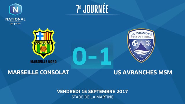 J7 : GS Marseille Consolat - US Avranches MSM (0-1), le résumé