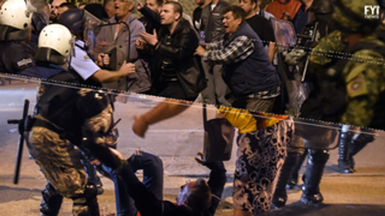 Protests In Macedonia