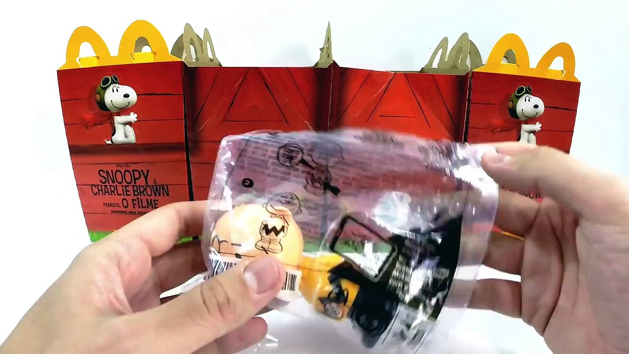 Brinquedos Snoopy & Charlie Brown - Peanuts Mclanche Feliz Mcdonalds 2016