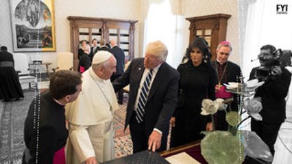 Donald and Melania Trump Meet The Pope