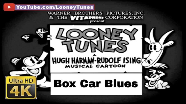 Looney Tunes - Bosko Cartoon - Box Car Blues (1930) - 4K Ultra HD Remastered