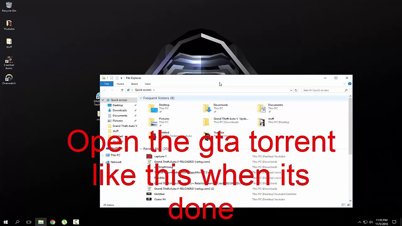 How to Download & Install GTA V for PC for FREE (Skidrow/Torrent) [Windows 7 - 10]