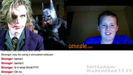Joker Kills Batman on Omegle 2!