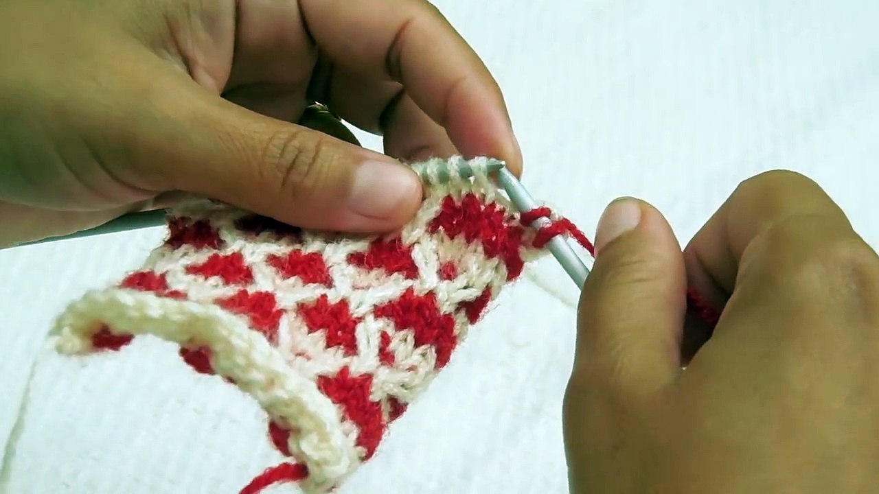 Two Colour Knitting Pattern