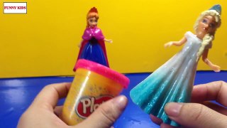Play Doh Disney Princess Dress Up Frozen Elsa Anna