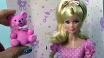 Its A Girl Barbie Doll Collectors Pink Teddy Bear New Born Baby Mattel Unboxing Toy Revie
