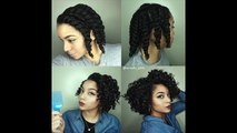 Defined Flat Twist Out on Short/Medium Hair | Natural Hair