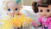 Baby Alive Molly 1st CHEERLEADING PRACTICE! - baby alive videos
