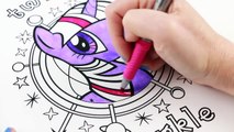 My Little Pony Coloring Book TWILIGHT SPARKLE Speed Coloring With Markers