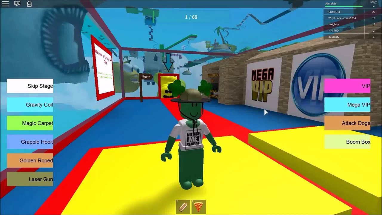 Roblox Escape Mcdonalds Obby New 1 Finish Video Dailymotion - broken grapple hook obby roblox