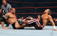 Batista vs. Shawn Michaels - Lumberjack Match WWE RAW